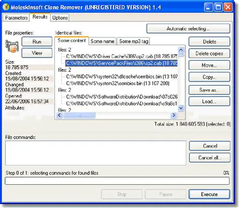 Key Features of Moleskinsoft Clone Remover