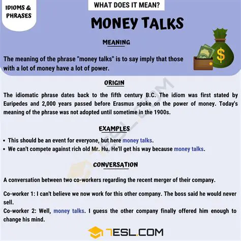Key Features of Money Talks