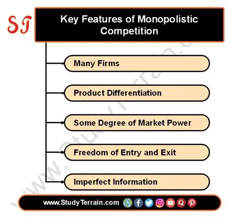 Key Features of Monopolistic Competition