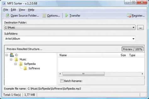 Key Features of MP3 Sorter Pro