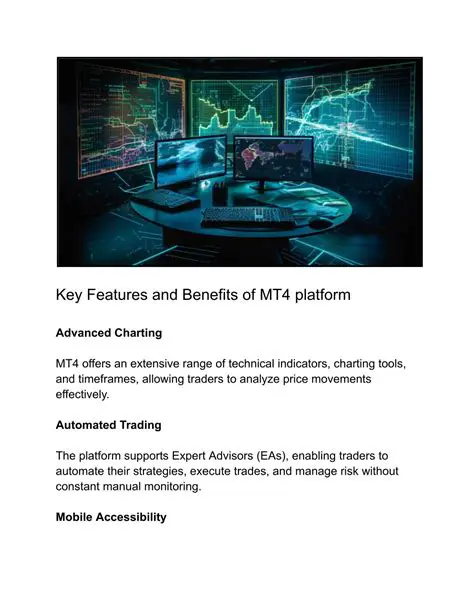 Key Features of MT4 CHARTS