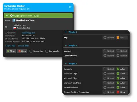 Key Features of NetLimiter Lite