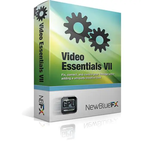 Key Features of NewBlue Video Essentials VII