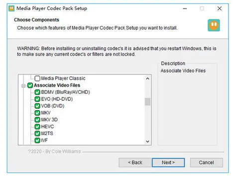 Key Features of NICE Player Codec Pack