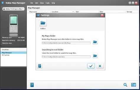 Key Features of Nokia Map Manager
