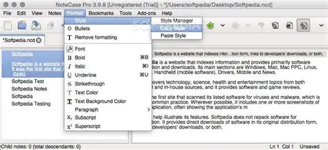 Key Features of NoteCase Pro