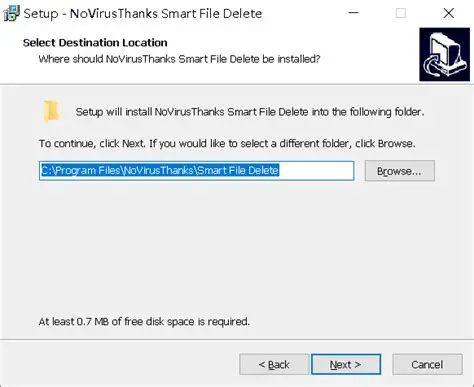 Key Features of NoVirusThanks Smart File Delete