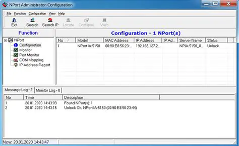 Key Features of NPort Administrator