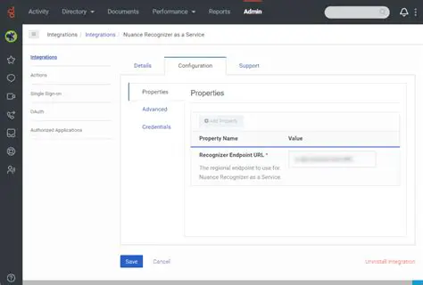 Key Features of Nuance Recognizer