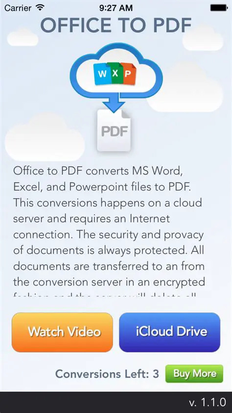 Key Features of Office to PDF