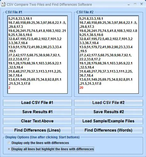 Key Features of Our CSV Compare Software