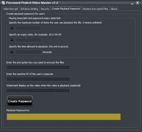 Key Features of Password Protect Video Master