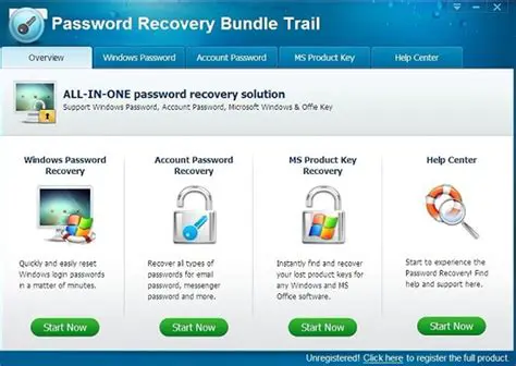 Key Features of Password Recovery Bundle Professional