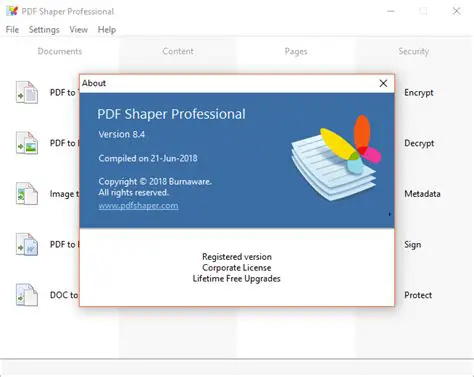 Key Features of PDF Shaper Professional