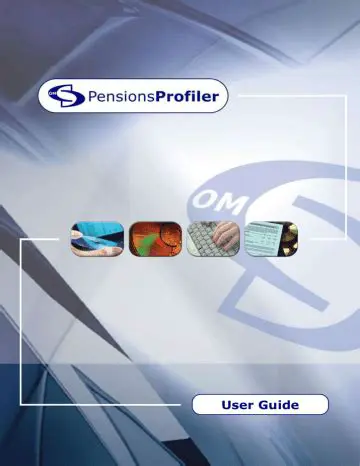 Key Features of Pensions Profiler