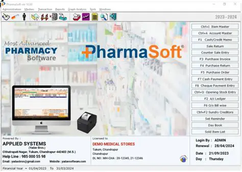 Key Features of Pharmasoft