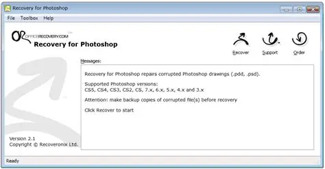 Key Features of Photoshop Recovery Kit
