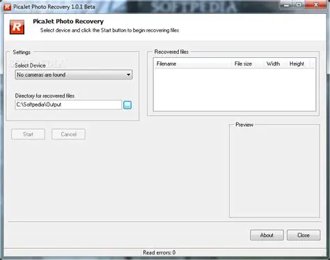 Key Features of PicaJet Photo Recovery