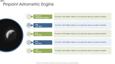 Key Features of PinPoint Astrometric Engine