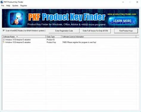 Key Features of PKF Product Key Finder