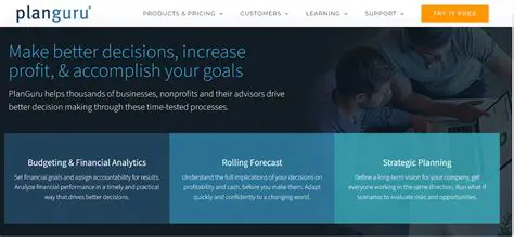 Key Features of PlanGuru Consultant Edition