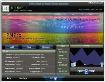 Key Features of PMPro Flash To Mobile Phone Converter