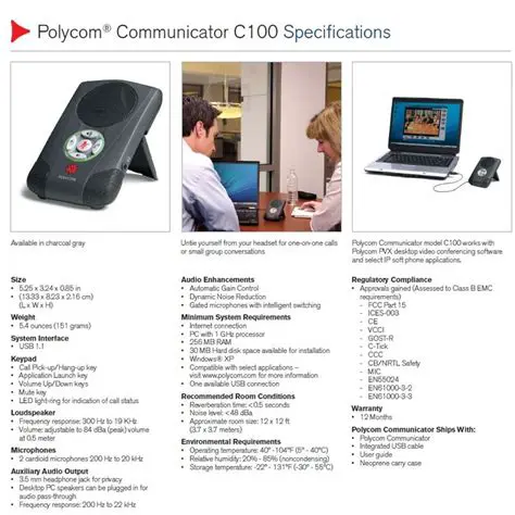 Key Features of Polycom Communicator C100