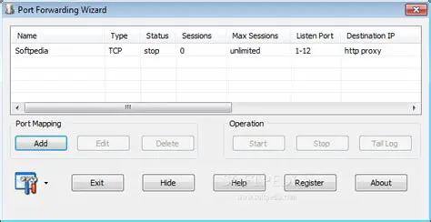 Key Features of Port Forwarding Wizard