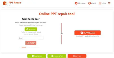 Key Features of PPT Repair Kit