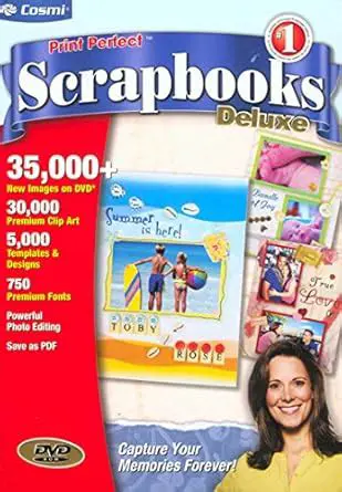 Key Features of Print Perfect Scrapbooks Deluxe