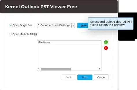 Key Features of PST Viewer Tool