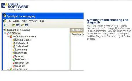 Key Features of Quest Spotlight on Messaging