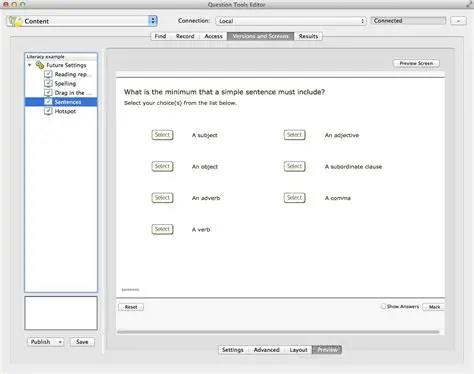 Key Features of Question Tools Editor