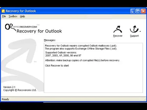 Key Features of Quick Recovery for Outlook Express