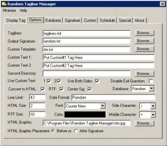Key Features of Random Tagline Manager
