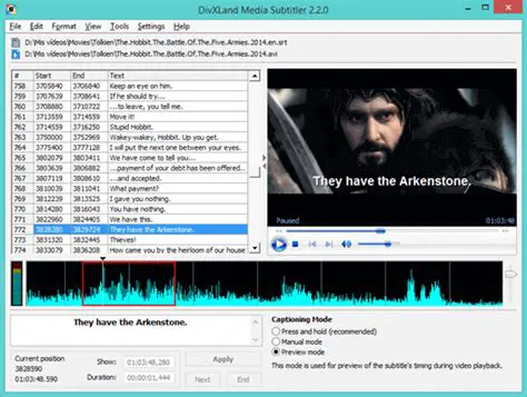 Key Features of Real Subtitler