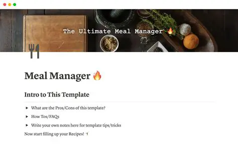 Key Features of Recipe Manager