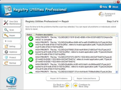 Key Features of Registry Utilities Pro