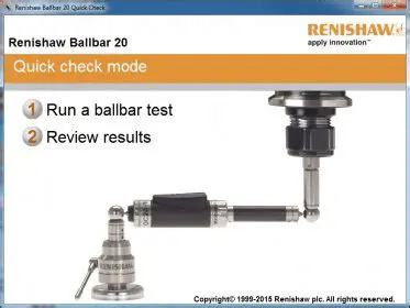Key Features of Renishaw Ballbar 20