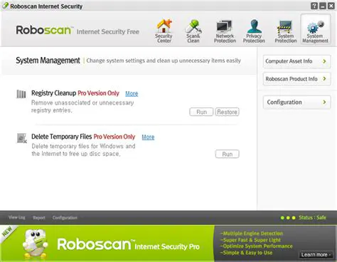 Key Features of Roboscan Internet Security