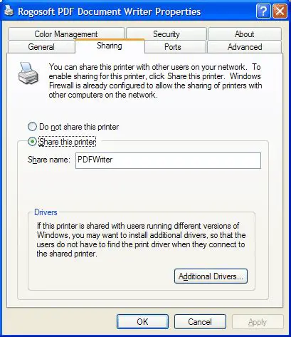 Key Features of Rogosoft PDF Document Writer