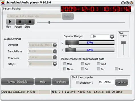 Key Features of Scheduled Audio Player