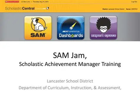 Key Features of Scholastic Achievement Manager