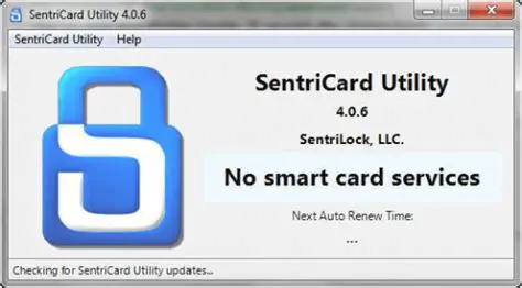 Key Features of SentriCard Utility