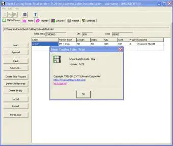 Key Features of Sheet Cutting Suite