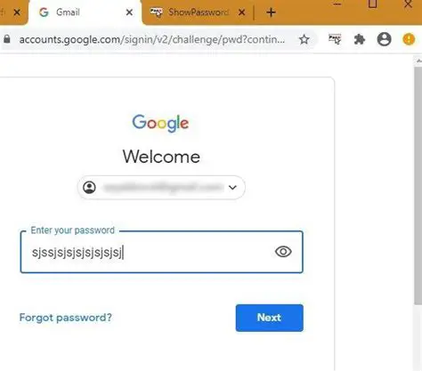 Key Features of ShowPassword