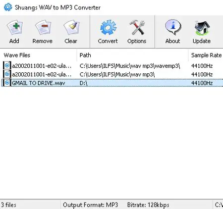 Key Features of Shuangs WAV to MP3 Converter