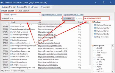 Key Features of Sky Email Extractor