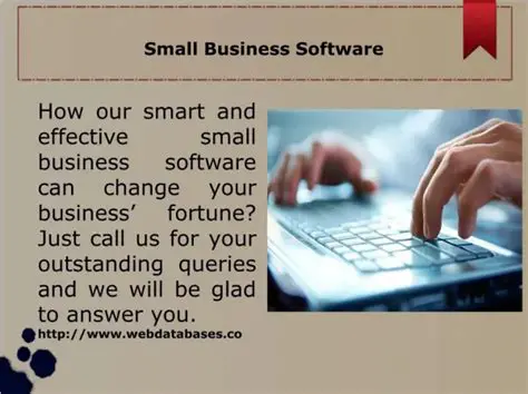 Key Features of Small Business Software