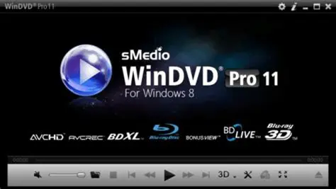 Key Features of sMedio WinDVD